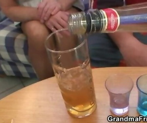 Partying Guys Lure Granny..